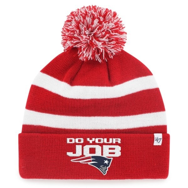 red patriots beanie