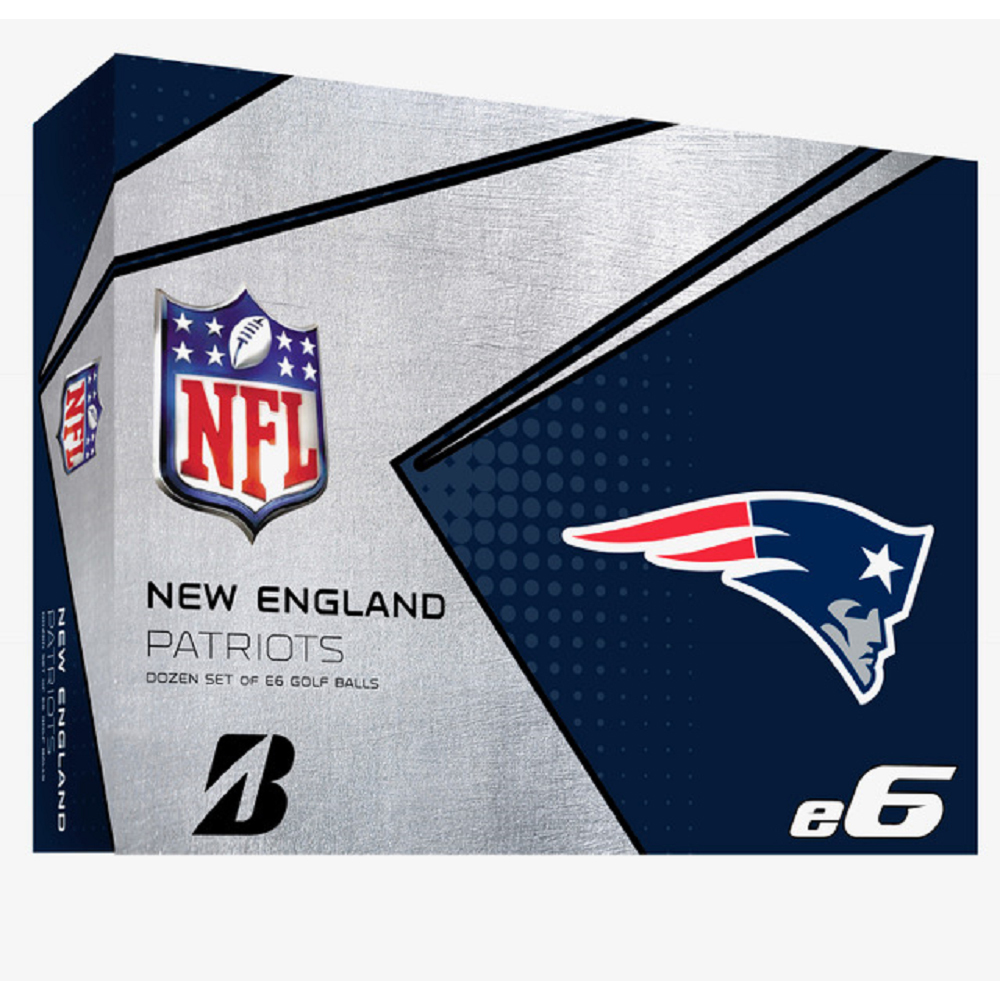 Patriots Bridgestone E6 Golf Balls12ct Patriots